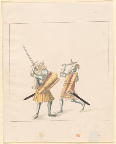 Freydal, The Book of Jousts and Tournament of Emperor Maximilian I: Combats on Foot (Jousts) (Nide III): Levy 155 tekijältä German 16th Century