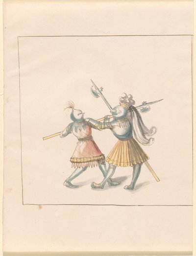 Freydal, The Book of Jousts and Tournament of Emperor Maximilian I: Combats on Foot (Jousts) (Nide III): Levy 143 tekijältä German 16th Century