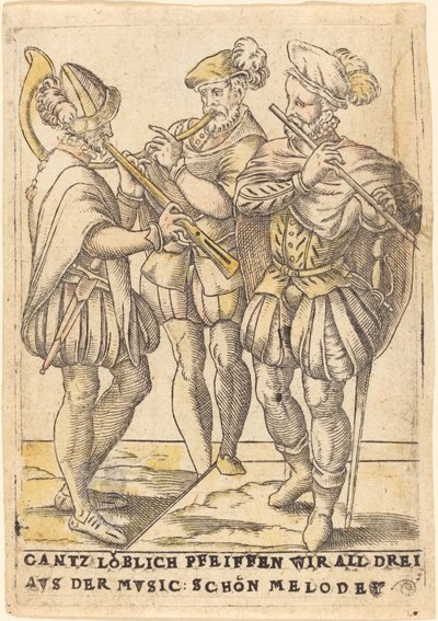 Gantz loblich Pfeiffen me kaikki kolme avs de Mvsic: Schon Melodey tekijältä German 16th Century
