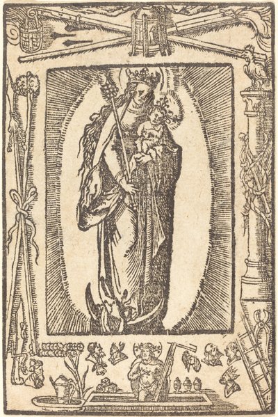 Madonna ja lapsi tekijältä German 16th Century