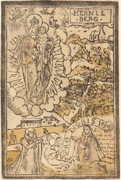 Hernlebergin Madonna tekijältä German 16th Century