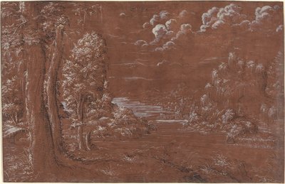 Joen maisema tekijältä German 16th Century