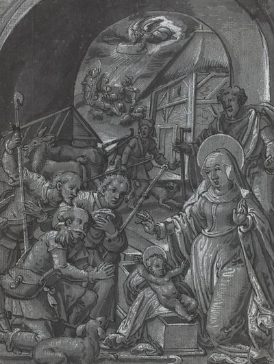 Kristuksen syntymä [käänteinen] tekijältä German 16th Century