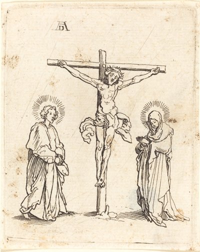 La Crucifixió amb la Verge i Sant Johnfinnish tekijältä German 16th Century after Albrecht Dürer