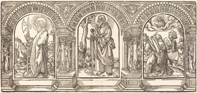 Kristus ja Hänen opetuslapsensa V tekijältä German 16th Century after Martin Schongauer