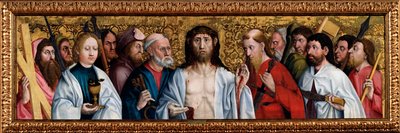 Kristus ja kaksitoista apostolia, 1400-luvun toinen puoli tekijältä German Master