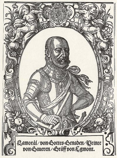 Lamoralin, Egmontin kreivin, Gaveren prinssin muotokuva, 1500-luvun toinen puoli. tekijältä German Master