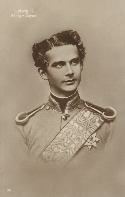 Ludwig II (s/w-kuva) tekijältä German Photographer