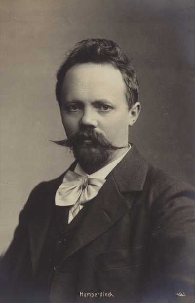 Engelbert Humperdinckin muotokuva (s/w valokuva) tekijältä German Photographer