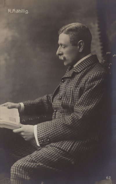 Ricardo Mahlligin muotokuva (s/w-valokuva) tekijältä German Photographer