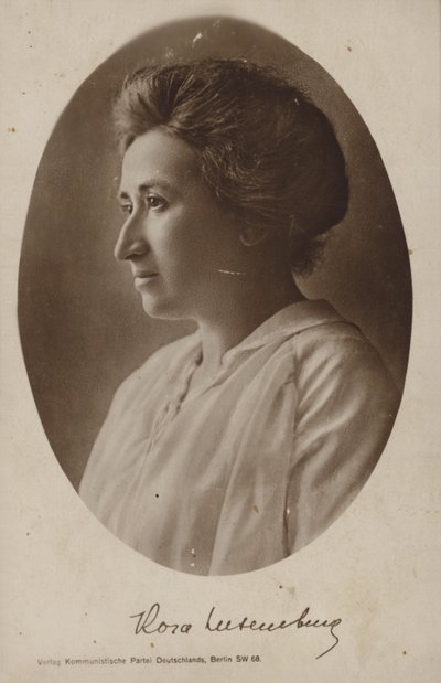 Rosa Luxemburg (s/w-kuva) tekijältä German Photographer
