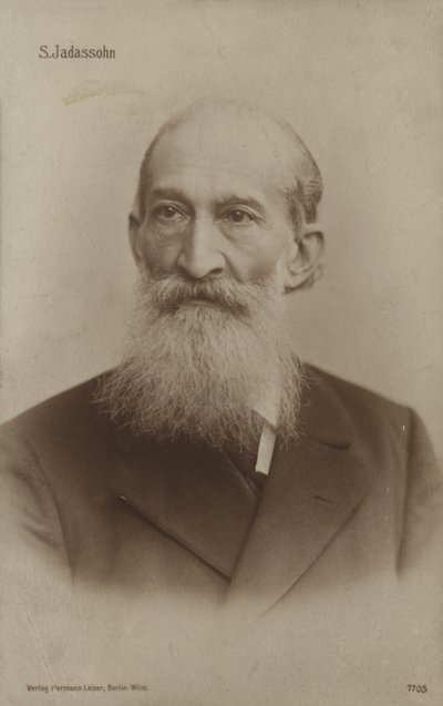 Salomon Jadassohn (s/w-kuva) tekijältä German Photographer