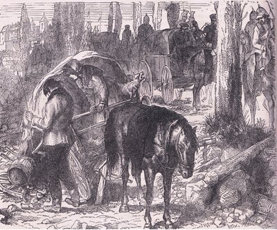 Erittely, Cassells History of the War Ranskan ja Saksan välillä, julkaisija Cassell and Company Limited, n. 1890 (litho) tekijältä German School