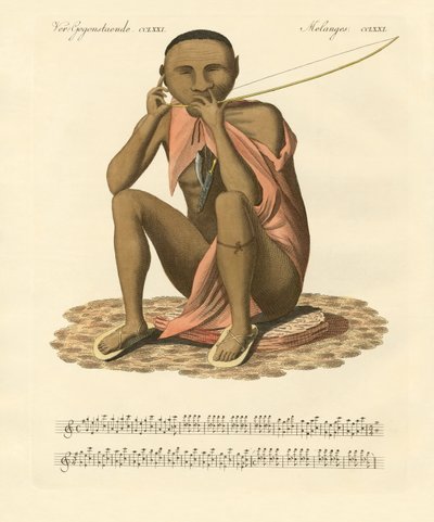 Etelä-Afrikan bushman (värillinen kaiverrus) tekijältä German School