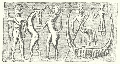 Kuvaus suuresta vedenpaisumuksesta Gilgamesh-eepoksesta tekijältä German School