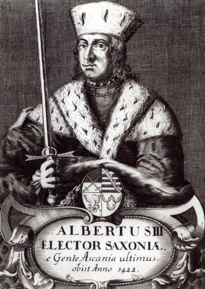 Albert III, Ascanian dynastian viimeinen Saksin vaaliruhtinas tekijältä German School