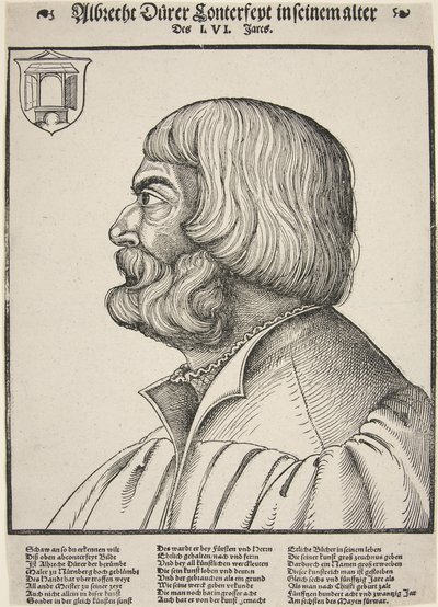 Albrecht Durer, 56-vuotias (puupiirros) tekijältä German School