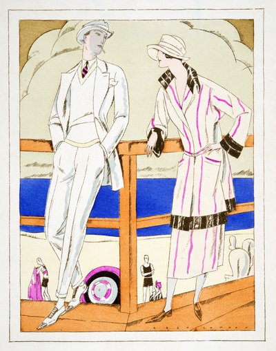 Ammeer, Gerard Bresserin asut, Styl, pub.1922 (pochoir print) tekijältä German School