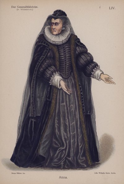 Anna, Ernst von Wildenbruchin kirjasta Der Generalfeldoberst (värilitho) tekijältä German School