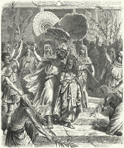 Antonius ja Kleopatra Osiris ja Isis (kaiverrus) tekijältä German School