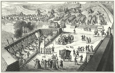 Tykistön ampumapora, Nürnberg, 1733 (kaiverrus) tekijältä German School