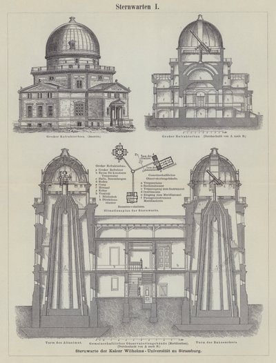 Tähtitieteelliset observatoriot (kaiverrus) tekijältä German School