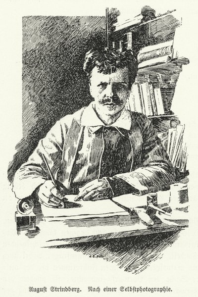 August Strindberg, ruotsalainen näytelmäkirjailija, kirjailija, runoilija ja taiteilija tekijältä German School