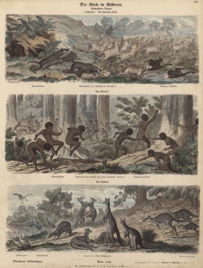 Australia (värillinen kaiverrus) tekijältä German School