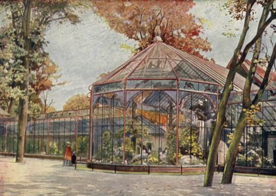 Aviary, Berliinin eläintieteellinen puutarha, Saksa (värilitho) tekijältä German School
