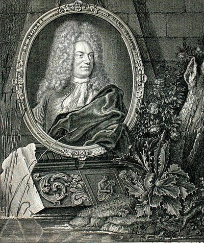 Barthold Heinrich Brockes (1680-1747) Wolffgangin kaivertama (kaiverrus) tekijältä German School