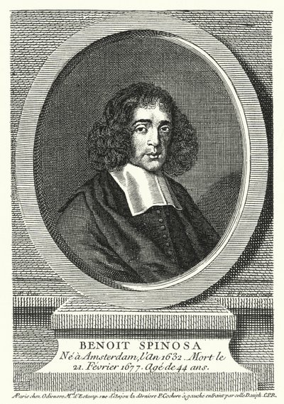 Baruch Spinoza, hollantilainen filosofi (kaiverrus) tekijältä German School