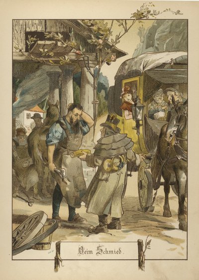 Seppä (väri litho) tekijältä German School