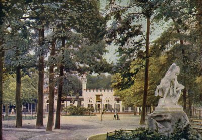 Kamelitalo, Berliinin eläintieteellinen puutarha, Saksa (värilitho) tekijältä German School