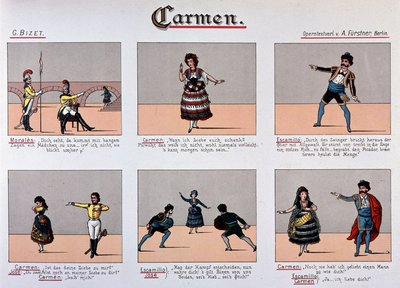 Carmen - 1800-luvun kuvasarja tekijältä German School