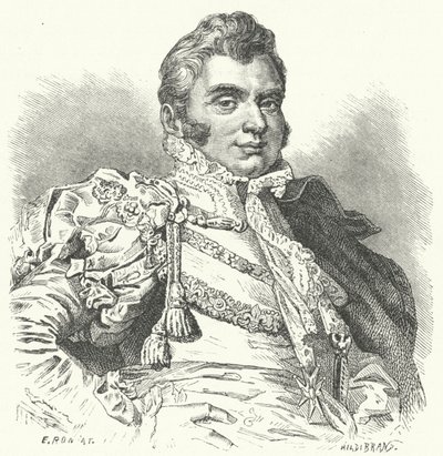Charles Ferdinand, Berryn herttua (kaiverrus) tekijältä German School