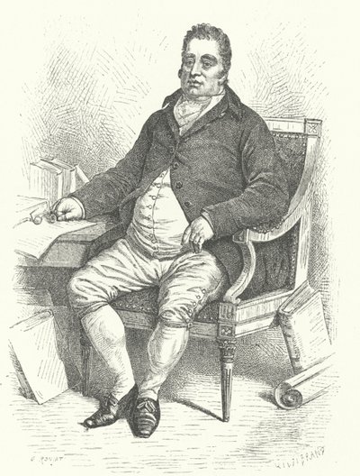 Charles James Fox, englantilainen Whig-poliitikko (kaiverrus) tekijältä German School