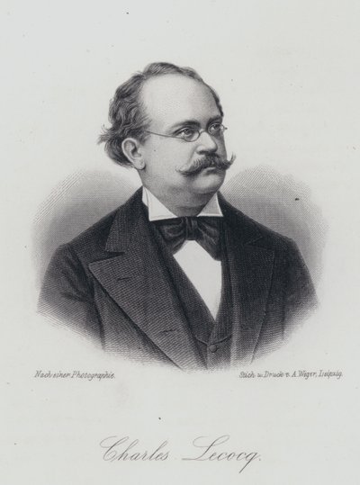 Charles Lecocq, ranskalainen säveltäjä (kaiverrus) tekijältä German School