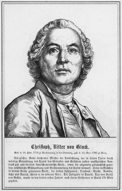 Christoph, Ritter von Cluck (kaiverrus) tekijältä German School