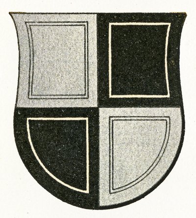 Zollernin (Hechingen) vaakuna, n. 1898 tekijältä German School