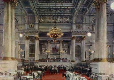 Konserttisali, Berliinin eläintieteellinen puutarha, Saksa (värilitho) tekijältä German School