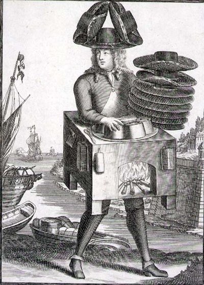 Hatuntekijän asu, pubi. kirjoittanut Gerard Valck (1651/2-1726) n. 1690 (kaiverrus) tekijältä German School