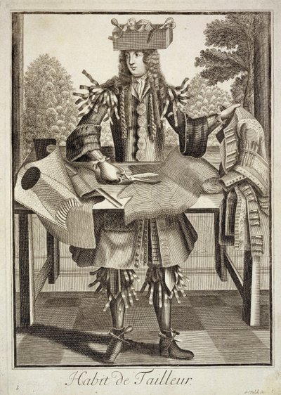 Pubi räätäliin, pubiin. kirjoittanut Gerard Valck (16512-1726) n. 1690 tekijältä German School