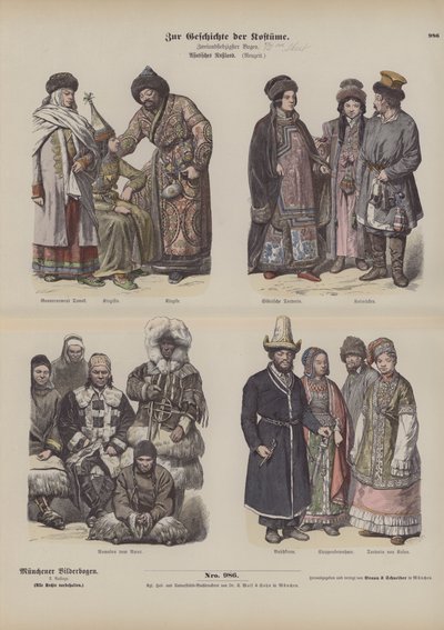Venäjän Kaukoidän puvut, 1800-luku tekijältä German School
