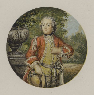 Preussin kruununprinssi Frederick (värilitho) tekijältä German School