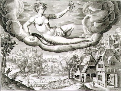Dawn, kaiverrus Paul Furst (n. 1605-66) (kaiverrus) tekijältä German School