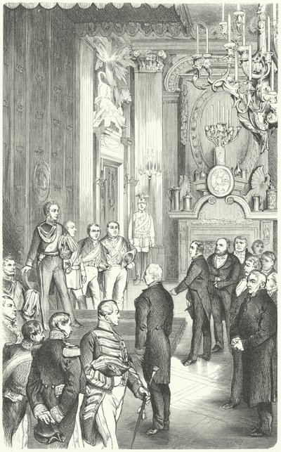 Frankfurtin parlamentin valtuuskunta, joka tarjosi kuningas Frederick William IV:lle Saksan kruunun, 1849 tekijältä German School