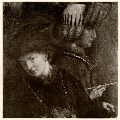 Die Brüder Van Eyck, Hubert van Eyck (1366 - 1426), Jan van Eyck (1386 - 1440), 1884-90 (valokuva) tekijältä German School
