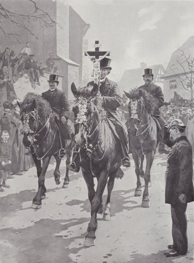Pääsiäistullit, Saksi (litho) tekijältä German School