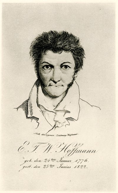 Ernst Theodor Amadeus Hoffmann (1776-1822) 1884-90 (valokuva) tekijältä German School