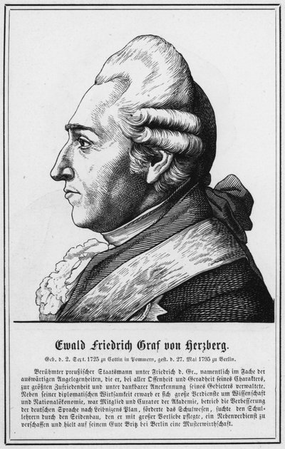 Ewald Friedrich Graf von Herzberg (kaiverrus) tekijältä German School